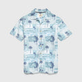 Billy Wave Camp Shirt - Stone Blue Hoodie, Sweatshirt | CoreVibeTees.com (Image 1)