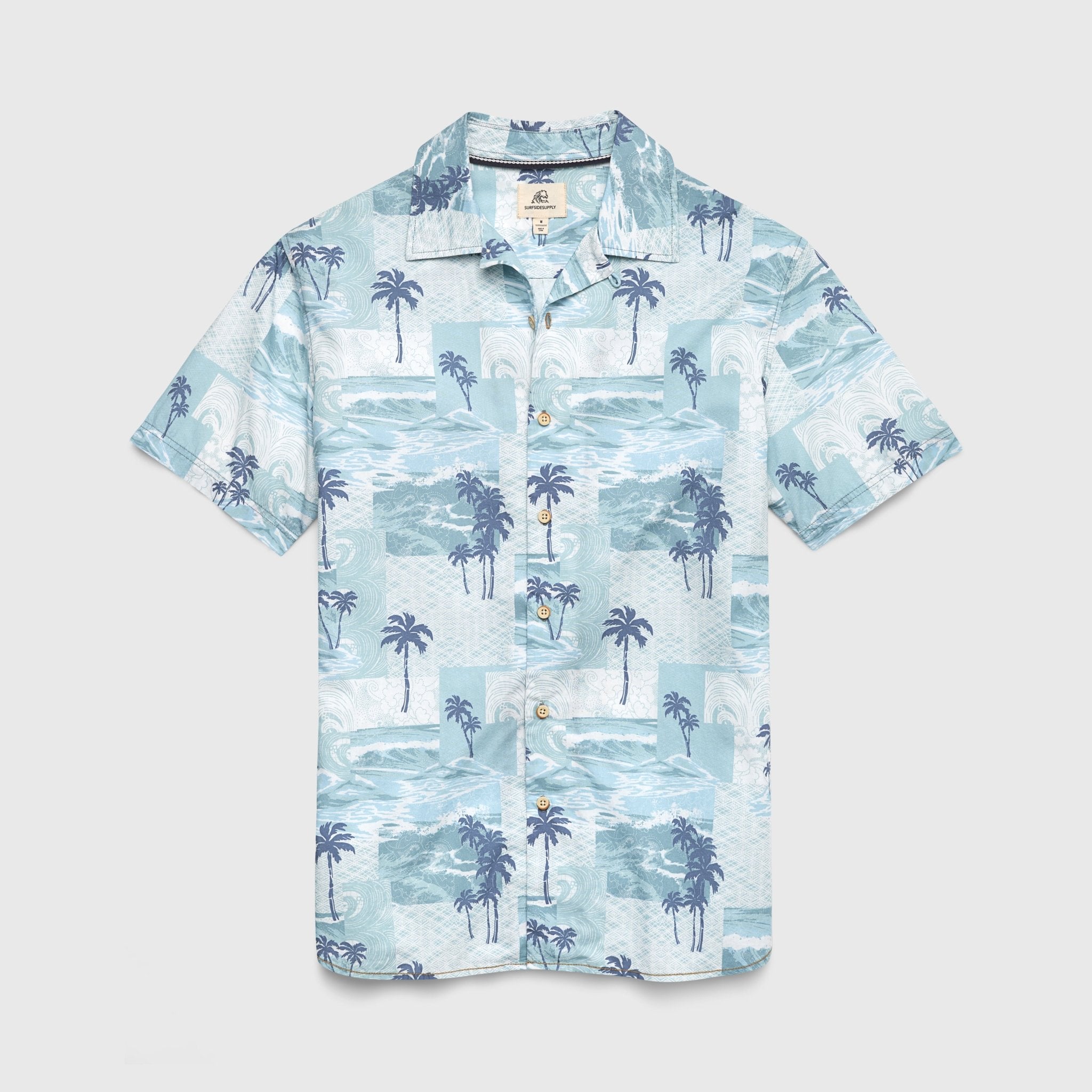 Billy Wave Camp Shirt - Stone Blue Hoodie, Sweatshirt | CoreVibeTees.com (Image 1)