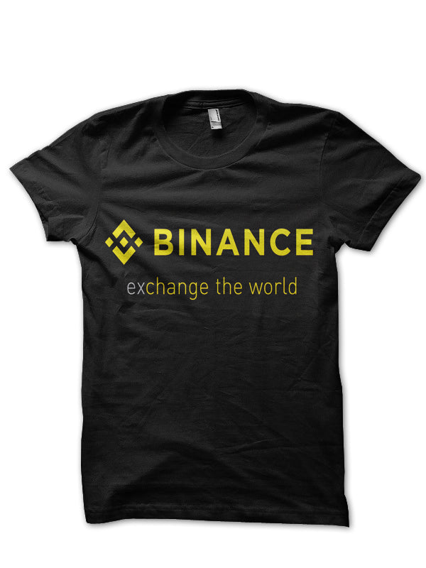 Binance Exchange The World Black T-Shirt Hoodie, Sweatshirt | CoreVibeTees.com