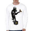 Biohazard White Full Sleeve Tee (Grey Available) Hoodie, Sweatshirt | CoreVibeTees.com