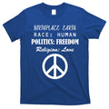 Birthplace Earth Race Human Religion Love Peace T-Shirt Hoodie, Sweatshirt | CoreVibeTees.com