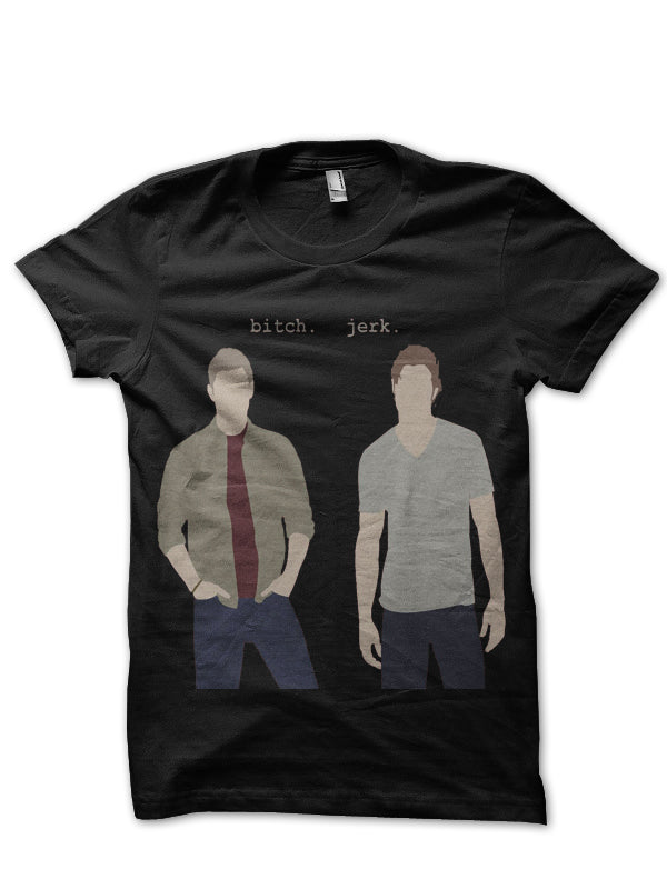 Bitch Jerk Supernatural Black T-Shirt Hoodie, Sweatshirt | CoreVibeTees.com