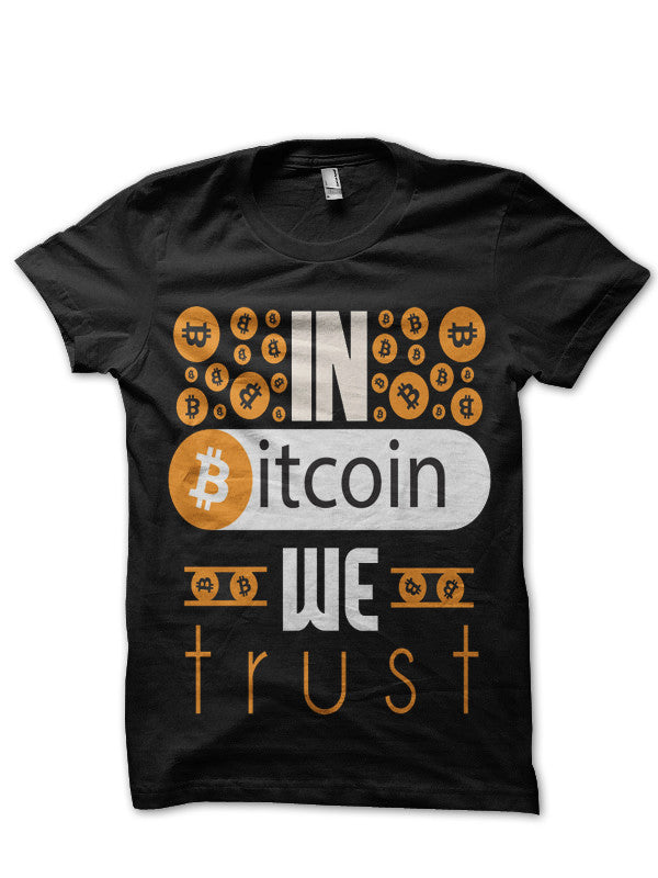 Bitcoin Trust Black T-Shirt Hoodie, Sweatshirt | CoreVibeTees.com