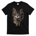Brown Kitten Staring Cute TShirt Cats Gift T-Shirt Hoodie, Sweatshirt | CoreVibeTees.com