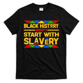 Black History Didn't Start With Slavery T-Shirt Hoodie, Sweatshirt | CoreVibeTees.com