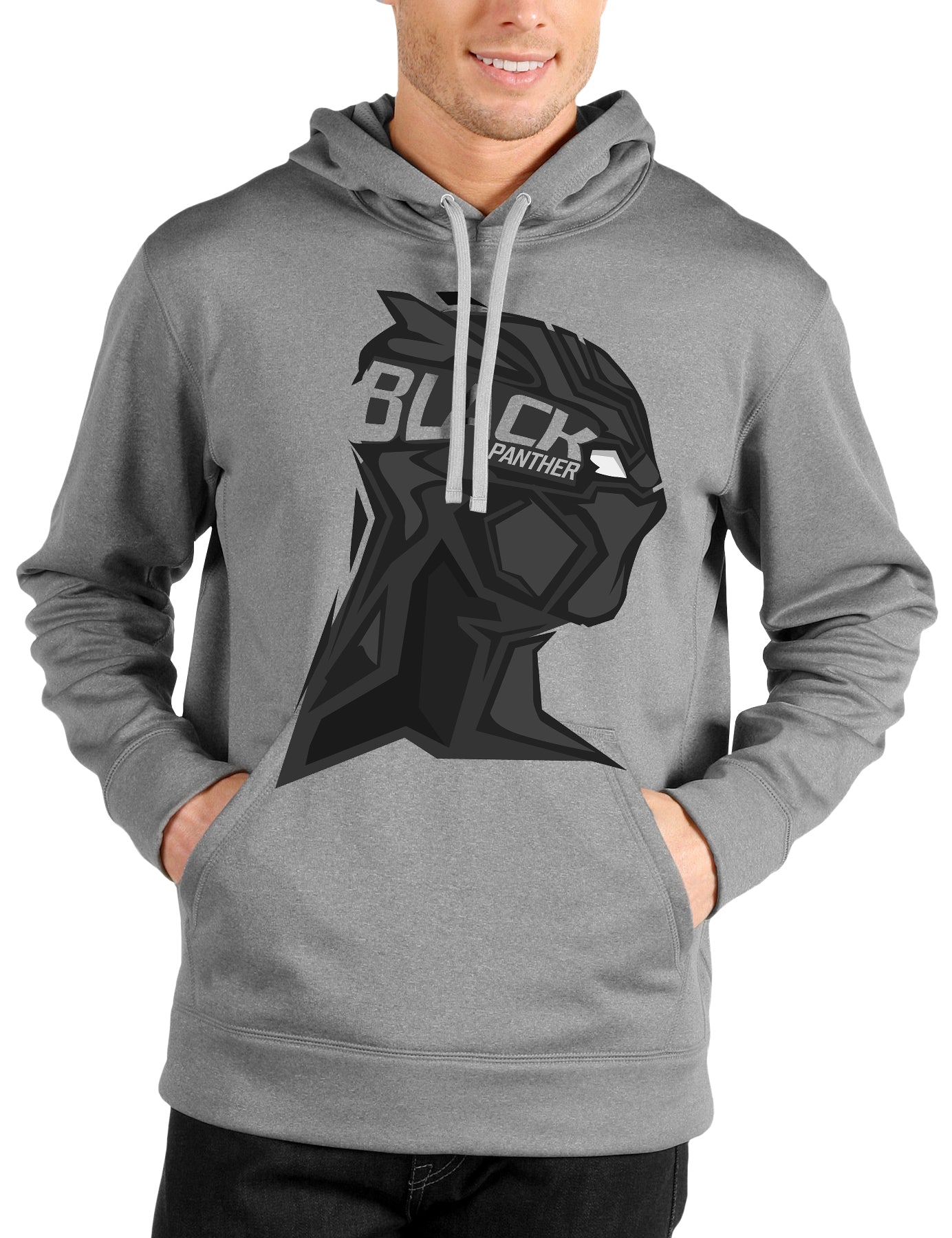 Black Panther Grey Hoodie T-Shirts, Sweatshirt | CoreVibeTees.com
