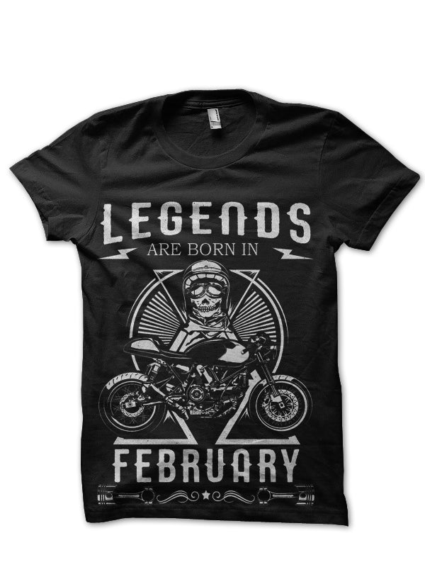 Legends Are Born In February T-Shirt Style002 Hoodie, Sweatshirt | CoreVibeTees.com