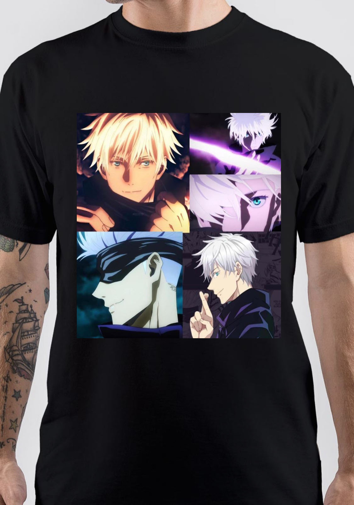 Jujutsu Kaisen Black T-Shirt Style008 Hoodie, Sweatshirt | CoreVibeTees.com