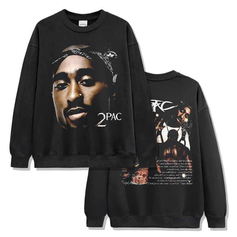 Tupac Shakur Sweatshirt Style001 T-Shirts, Hoodie | CoreVibeTees.com (Image 1)