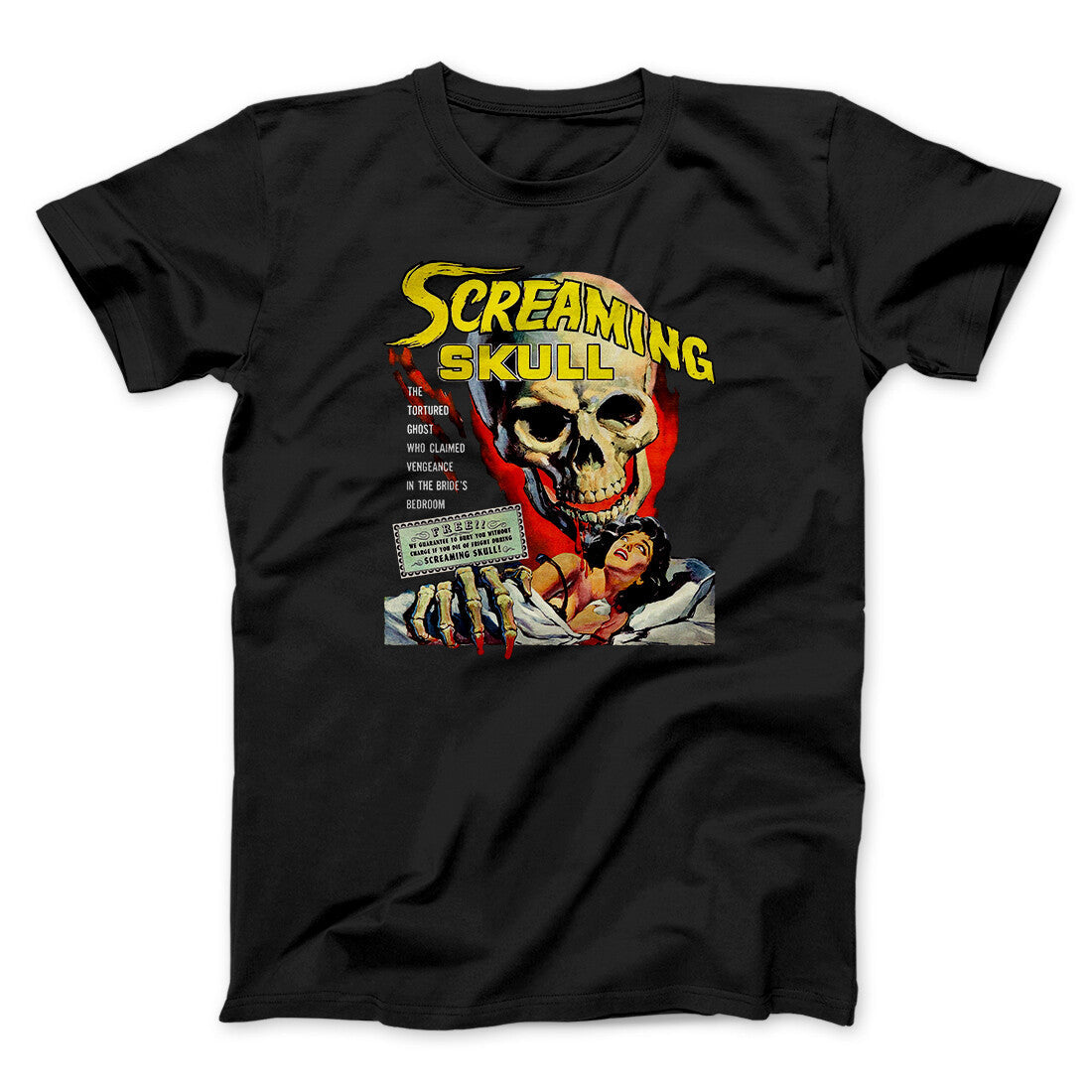 Screaming Skull Funny Movie Men/Unisex T-Shirt Hoodie, Sweatshirt | CoreVibeTees.com