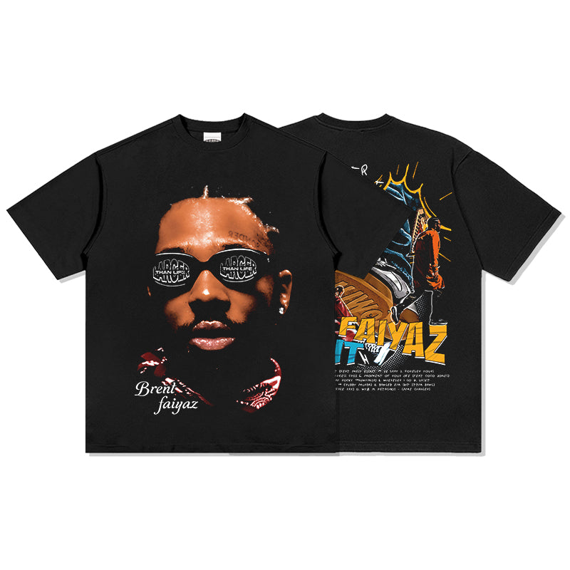 Larger than Life By Brent Faiyaz TEE Hoodie, Sweatshirt | CoreVibeTees.com (Image 4)