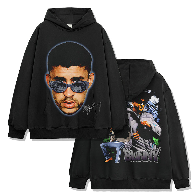 Bad Bunny Signature Hoodie T-Shirts, Sweatshirt | CoreVibeTees.com (Image 1)