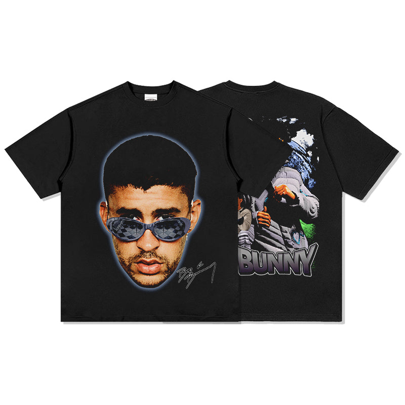 Bad Bunny Signature Tee Hoodie, Sweatshirt | CoreVibeTees.com (Image 2)