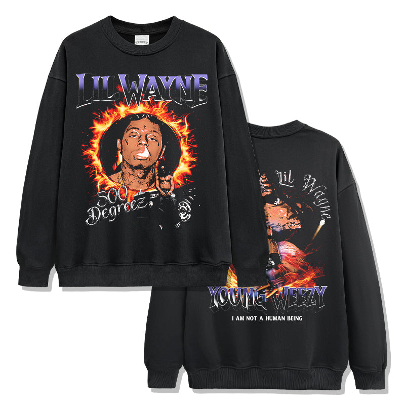 500 Degreez By Lil Wayne Sweatshirt T-Shirts, Hoodie | CoreVibeTees.com (Image 1)