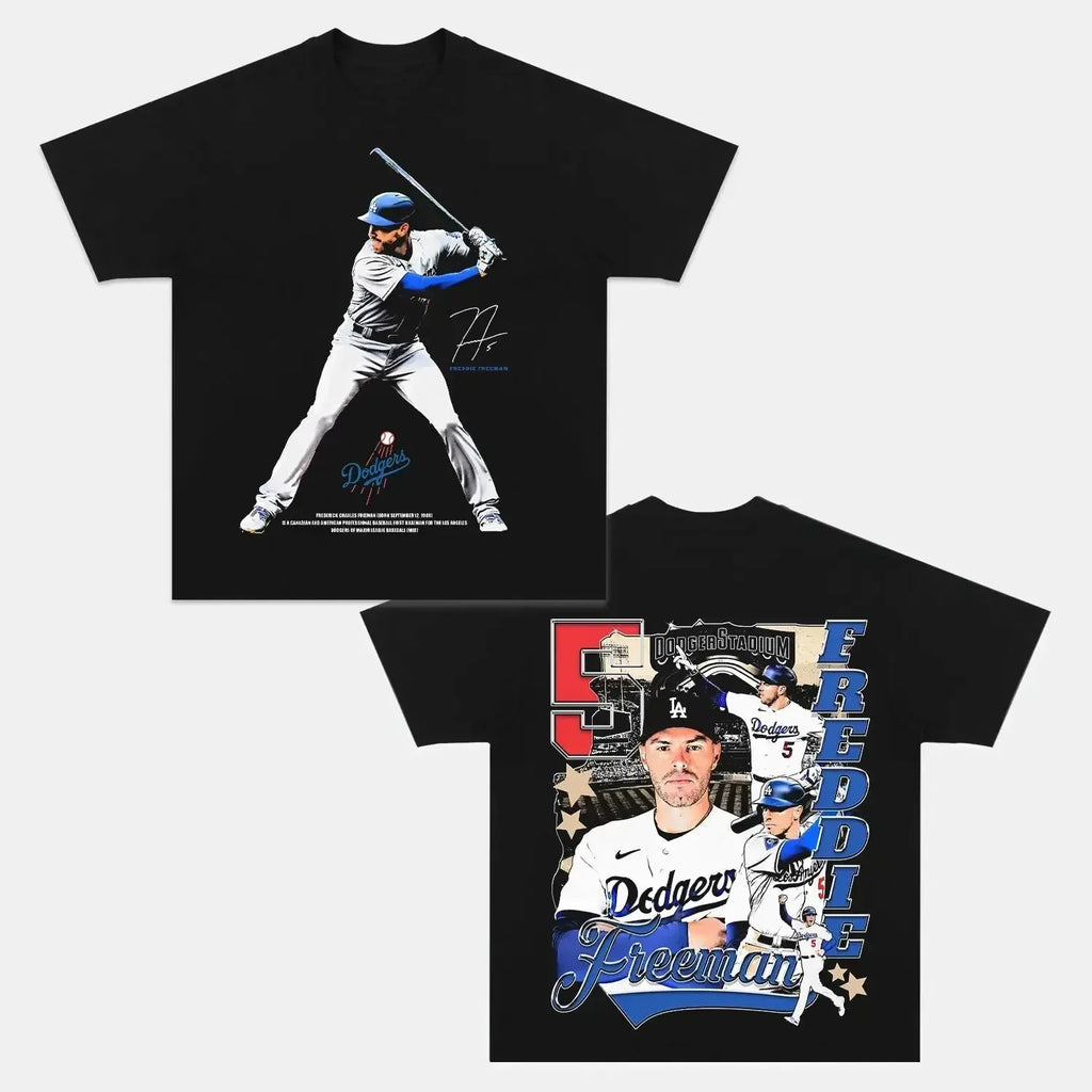 Freddie Freeman Back Design TEE Hoodie, Sweatshirt | CoreVibeTees.com (Image 1)