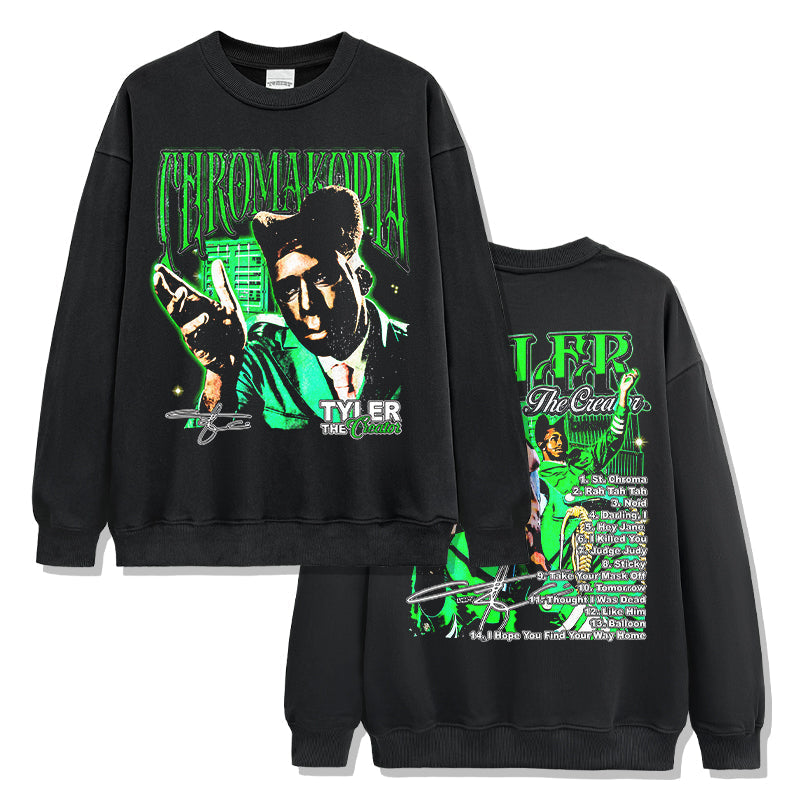 Chromakopia â€œIYGLâ€ Sweatshirt T-Shirts, Hoodie | CoreVibeTees.com (Image 1)