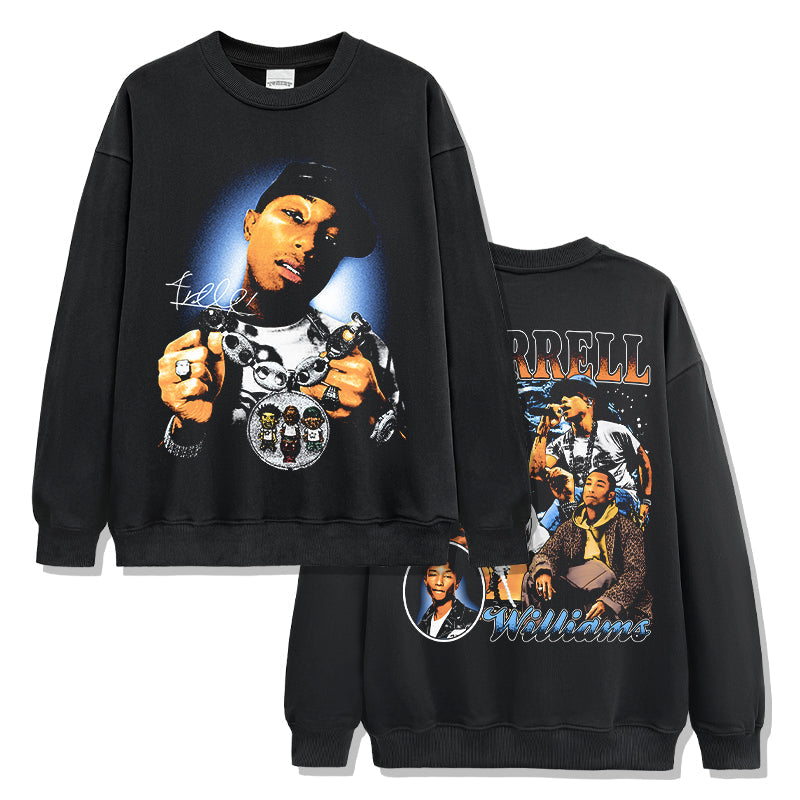 Pharrell Williams Signature Sweatshirt T-Shirts, Hoodie | CoreVibeTees.com (Image 1)
