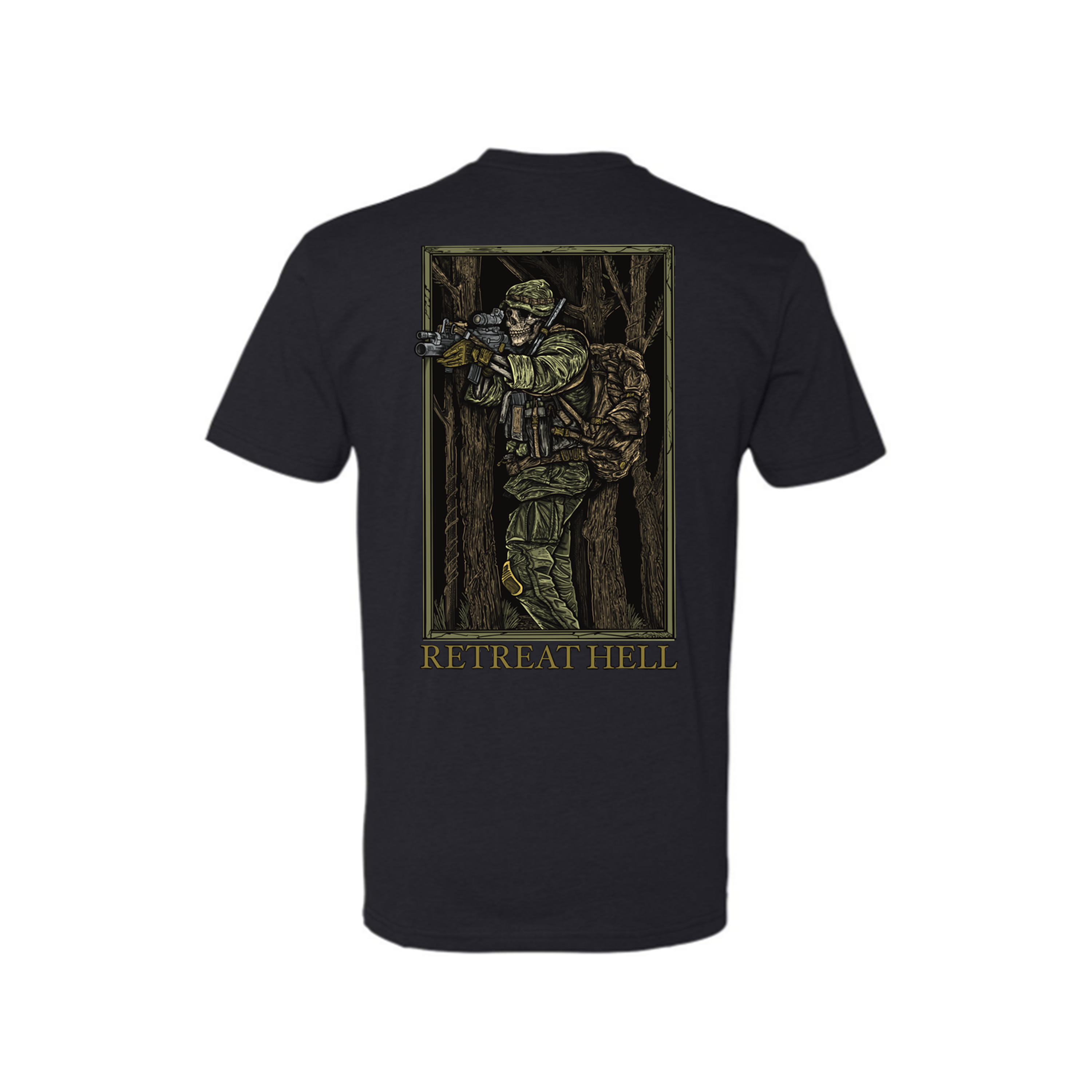 Retreat Hell Tee Hoodie, Sweatshirt | CoreVibeTees.com (Image 4)