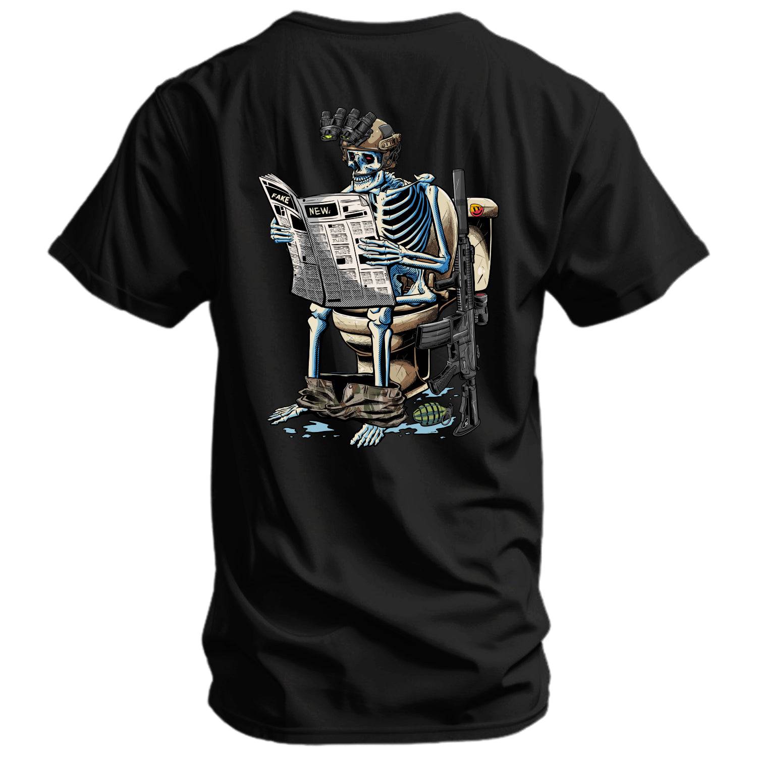 Fake News Reading Operator Men's T-Shirt Hoodie, Sweatshirt | CoreVibeTees.com (Image 1)