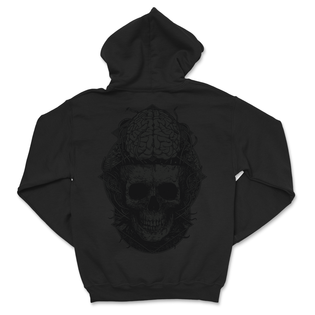 SAUL - Black on Black Hoodie T-Shirts, Sweatshirt | CoreVibeTees.com (Image 3)