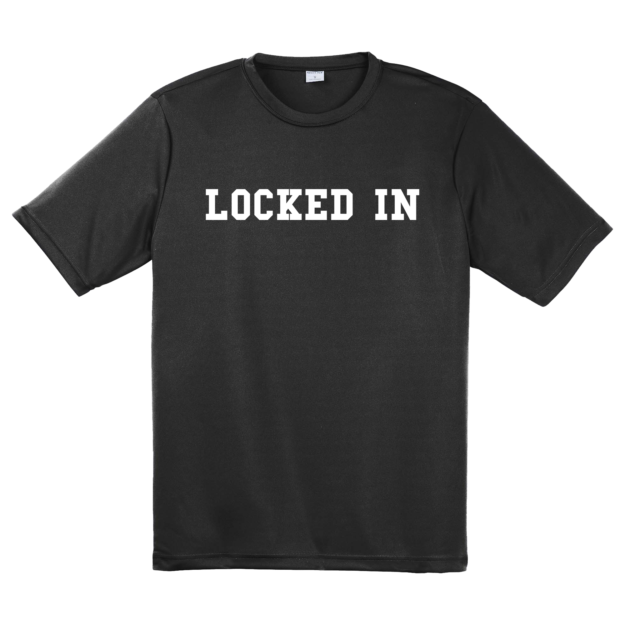 Davis Clarke - Locked In Performance T-Shirt (White Print) Hoodie, Sweatshirt | CoreVibeTees.com (Image 2)