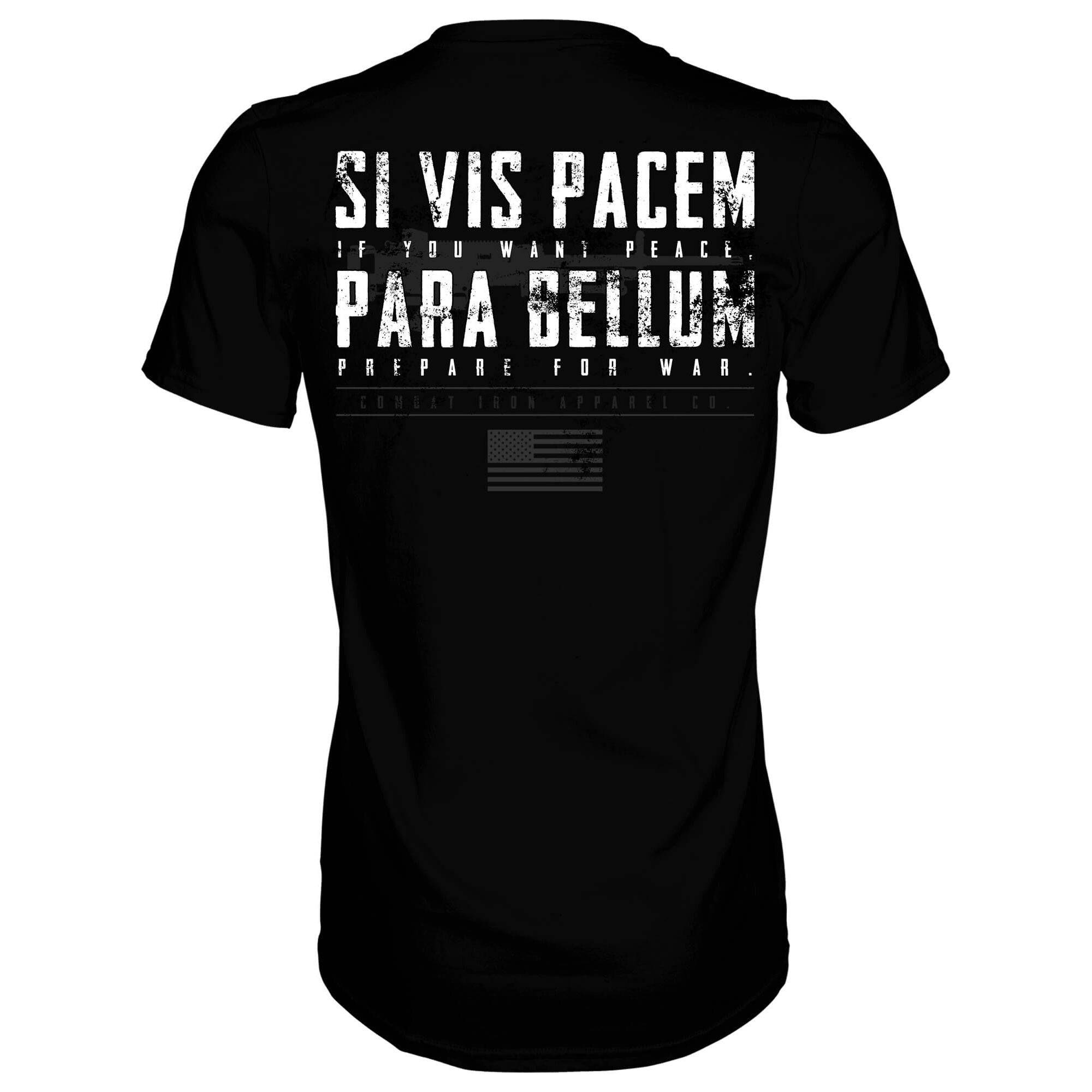 If You Want Peace Prepare For War. | SI VIS PACEM PARA BELLUM Men's T-Shirt Hoodie, Sweatshirt | CoreVibeTees.com (Image 1)
