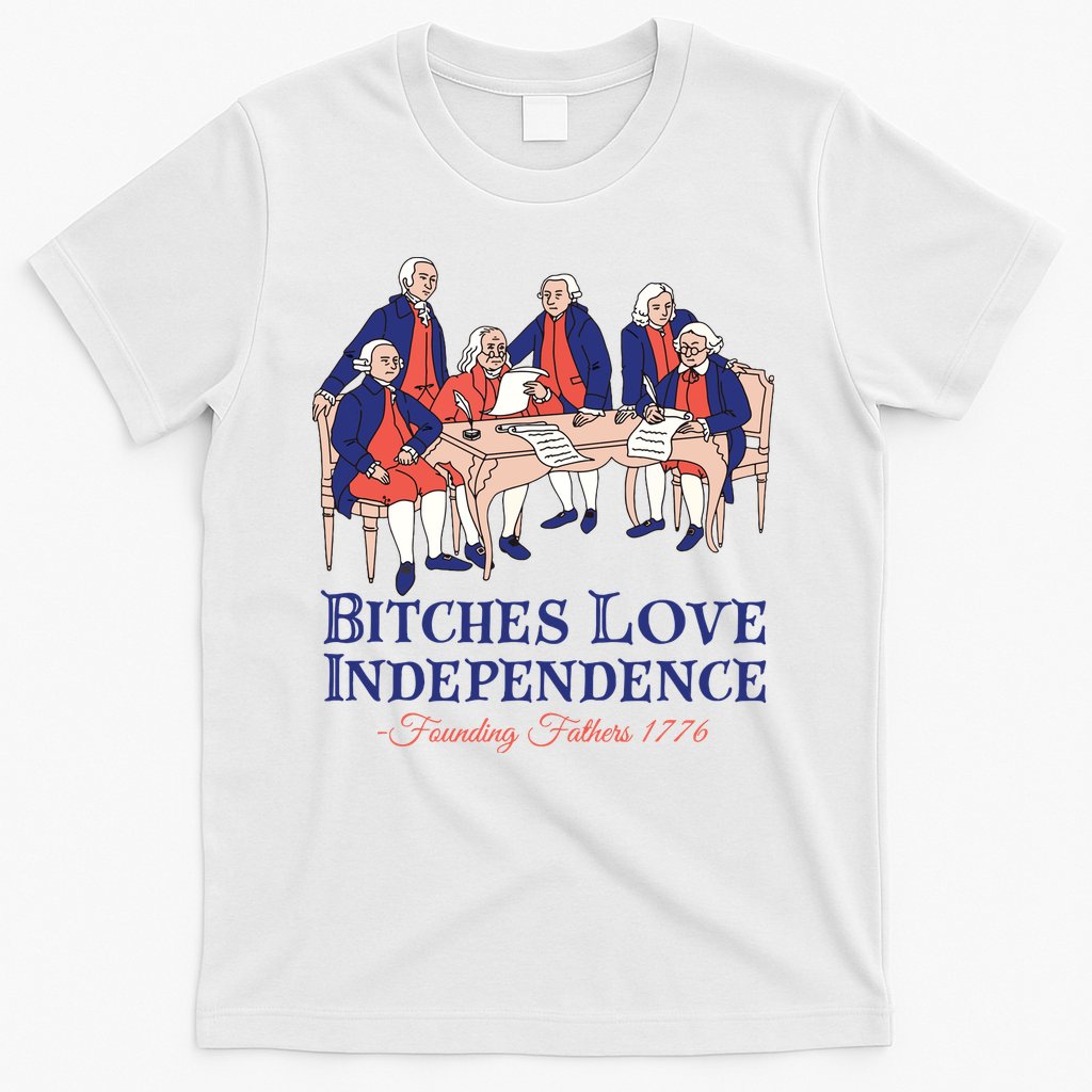 Bitches Love Independence 4th Of July T-Shirt Hoodie, Sweatshirt | CoreVibeTees.com