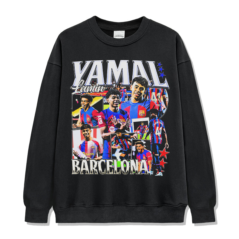 Barcelona By Lamine Yamal Sweatshirt T-Shirts, Hoodie | CoreVibeTees.com (Image 1)