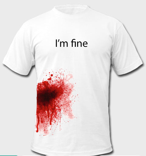 Bloody White T-Shirt Hoodie, Sweatshirt | CoreVibeTees.com