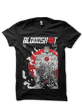 Bloodshot Half Sleeve Black T-Shirt Hoodie, Sweatshirt | CoreVibeTees.com