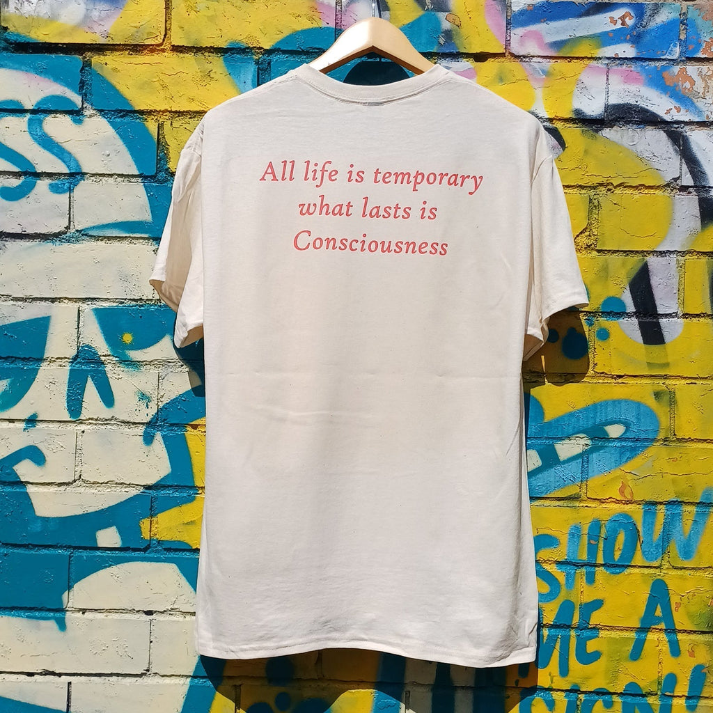All Life Is Temporary T-Shirt (CrÃ¨me) Hoodie, Sweatshirt | CoreVibeTees.com (Image 3)
