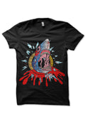 Bloody Shark Black T-Shirt Hoodie, Sweatshirt | CoreVibeTees.com