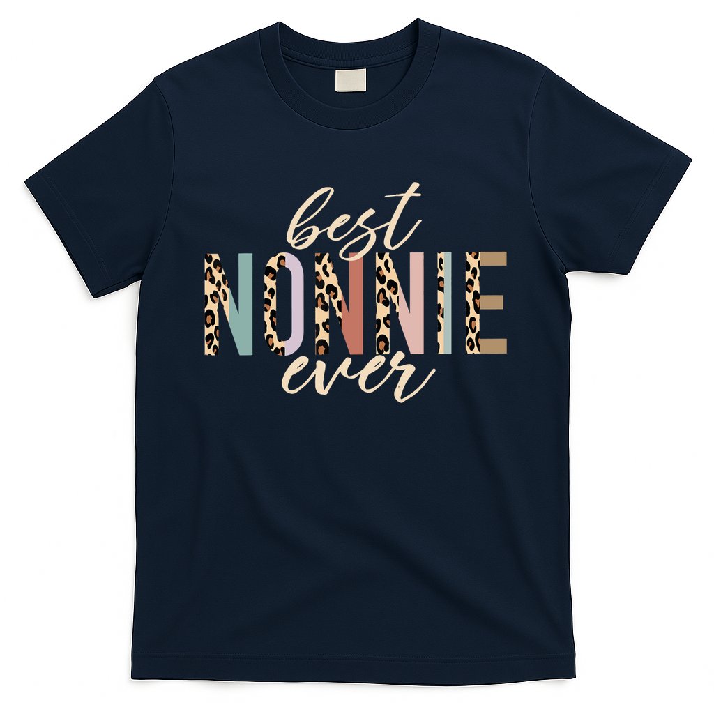 Best Nonnie Ever Gifts Leopard Print Mothers Day T-Shirt Hoodie, Sweatshirt | CoreVibeTees.com