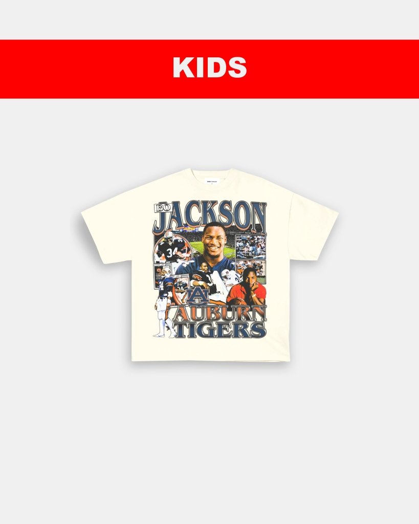 BO JACKSON - AUBURN - KIDS TEE Hoodie, Sweatshirt | CoreVibeTees.com (Image 4)