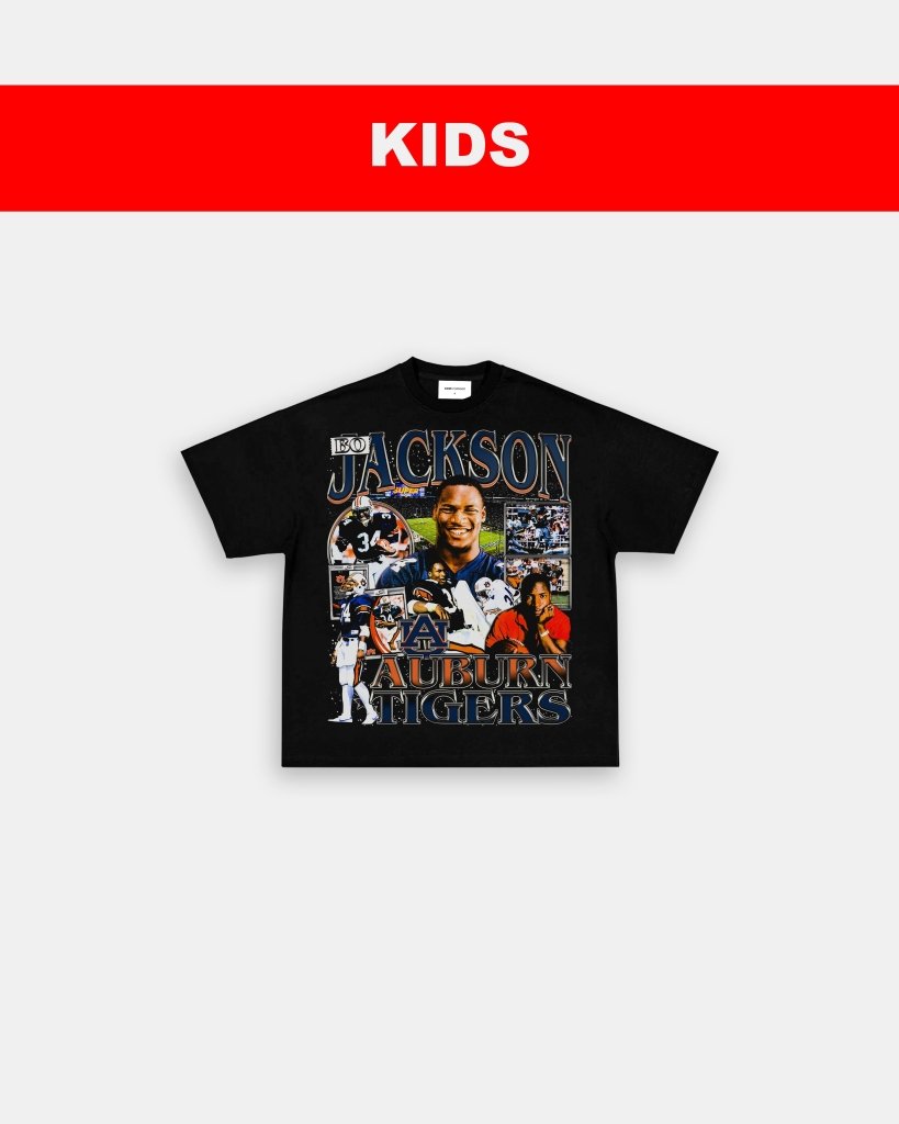 BO JACKSON - AUBURN - KIDS TEE Hoodie, Sweatshirt | CoreVibeTees.com (Image 3)