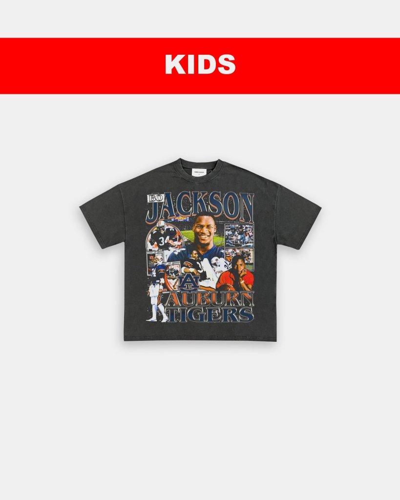 BO JACKSON - AUBURN - KIDS TEE Hoodie, Sweatshirt | CoreVibeTees.com (Image 1)