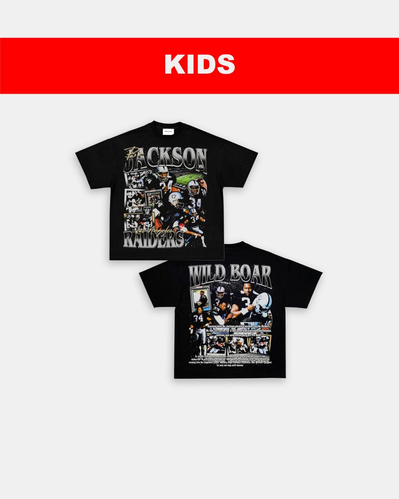 BO JACKSON - KIDS TEE [DS] Hoodie, Sweatshirt | CoreVibeTees.com (Image 3)
