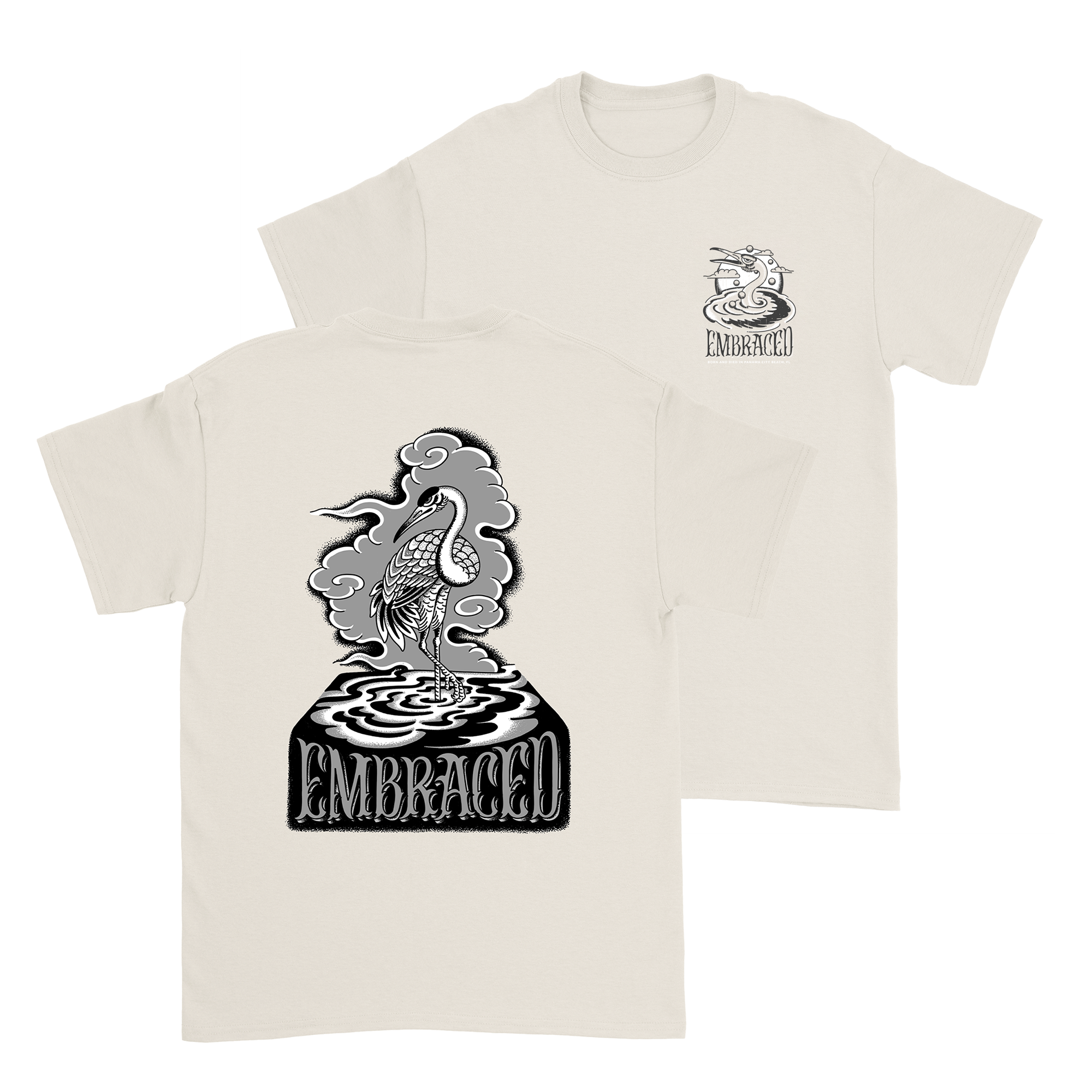 Embraced - Born and Died T-Shirt Hoodie, Sweatshirt | CoreVibeTees.com (Image 1)