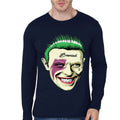 Bowied Navy Blue Full Sleeve Tee Hoodie, Sweatshirt | CoreVibeTees.com
