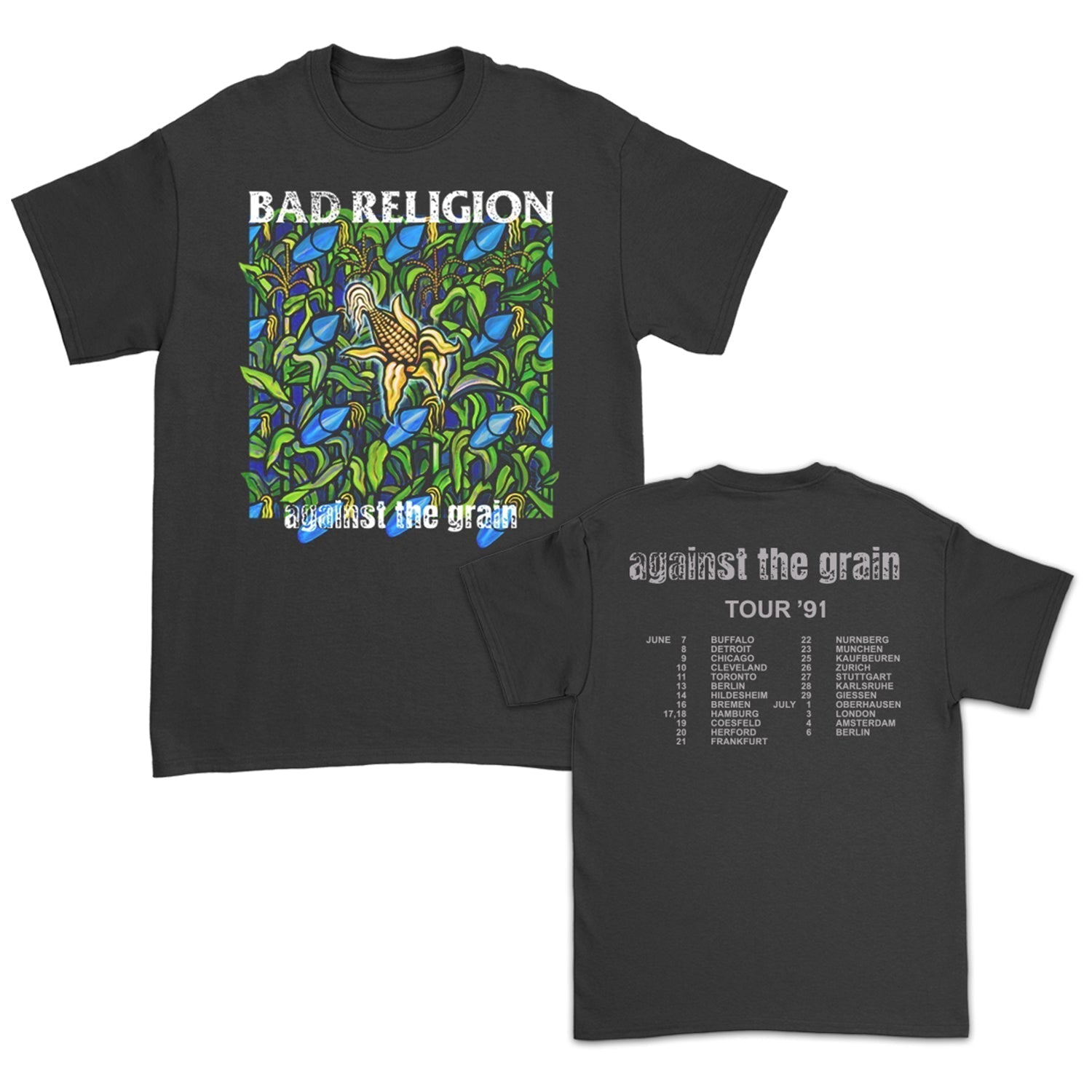 Against The Grain 91 Tour Tee (Black) Hoodie, Sweatshirt | CoreVibeTees.com
