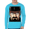 Walter Light Blue Full Sleeve Tee Hoodie, Sweatshirt | CoreVibeTees.com