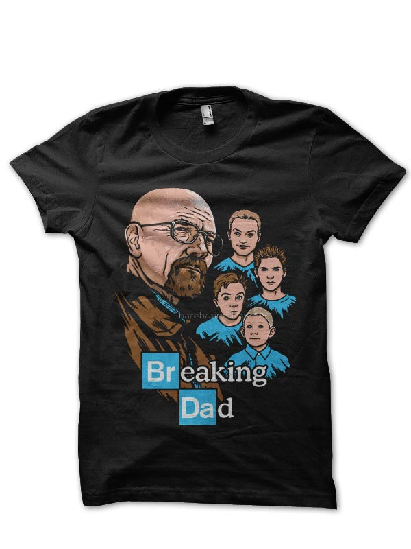 Breaking Dad Black Tee Hoodie, Sweatshirt | CoreVibeTees.com