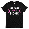 Breast Cancer Awareness Her Fight Is My Fight T-Shirt Hoodie, Sweatshirt | CoreVibeTees.com