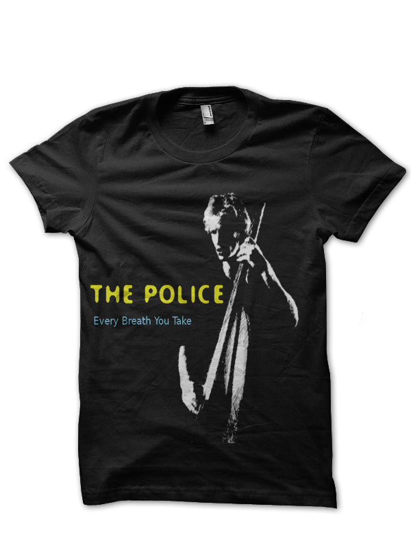 The Police Every Breath You Take Black T-Shirt Hoodie, Sweatshirt | CoreVibeTees.com