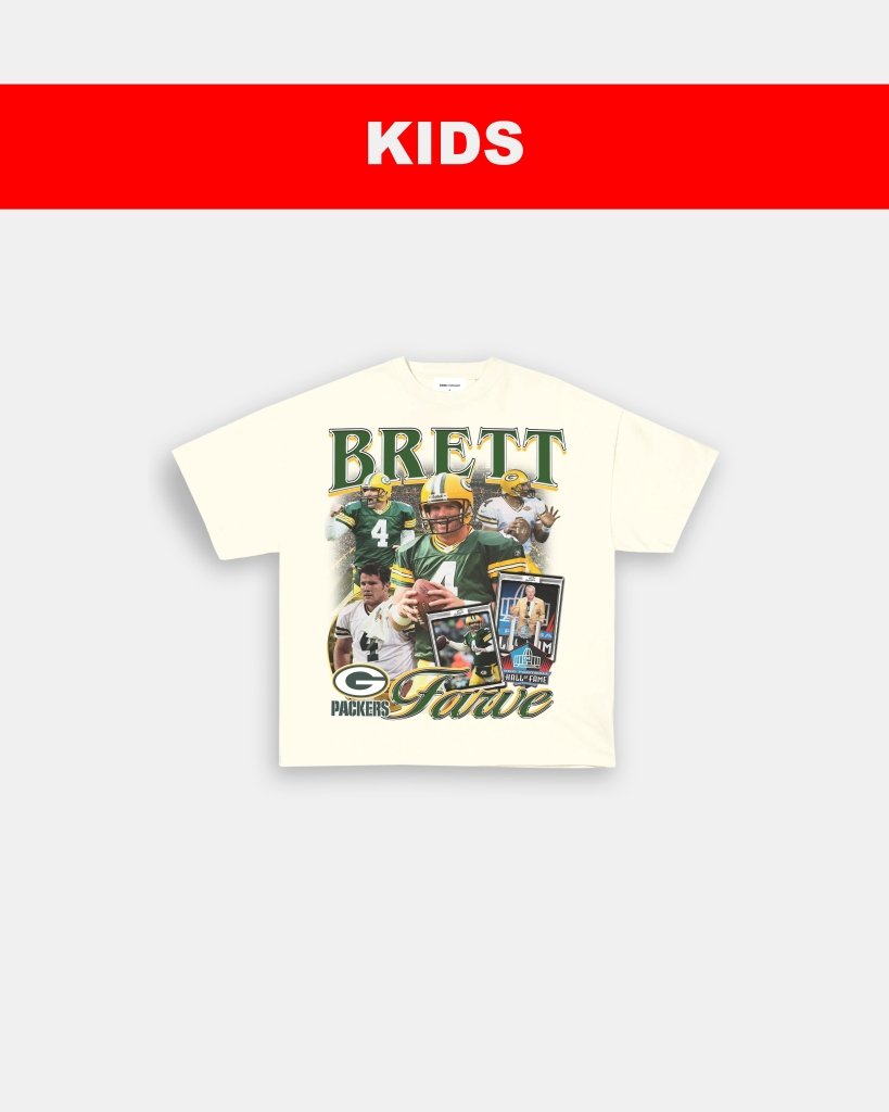 BRETT FAVRE - KIDS TEE Hoodie, Sweatshirt | CoreVibeTees.com (Image 4)