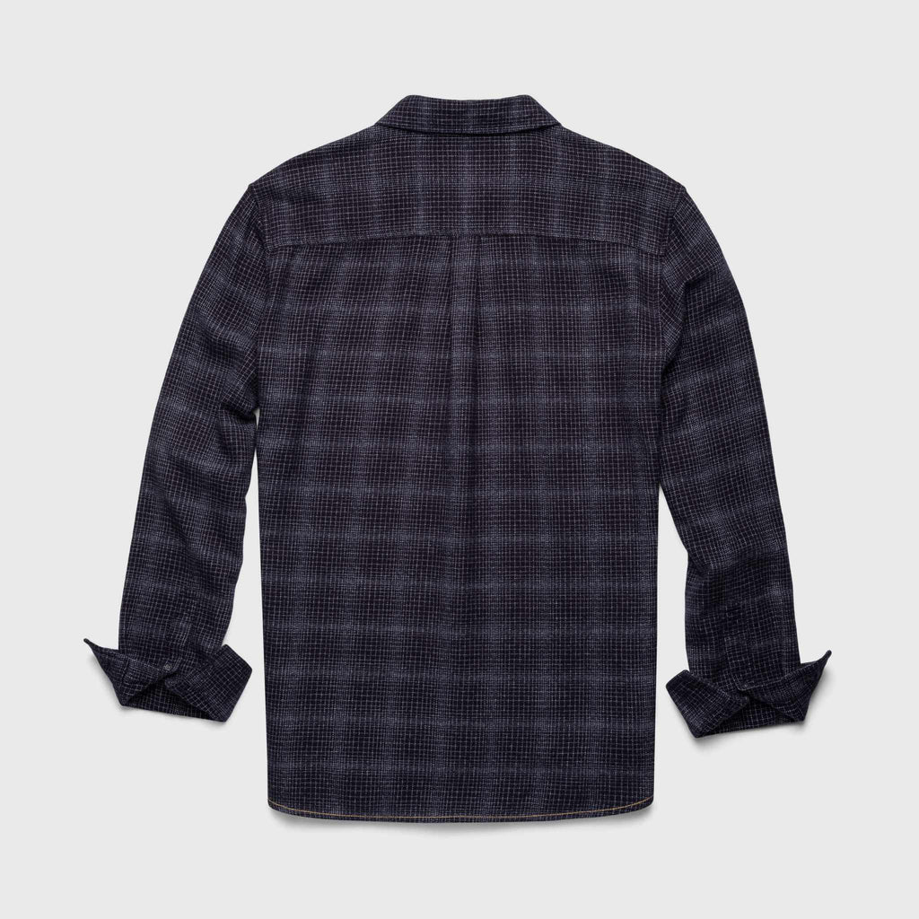 Brian Brushed Plaid Shirt - Navy Plaid Hoodie, Sweatshirt | CoreVibeTees.com (Image 2)
