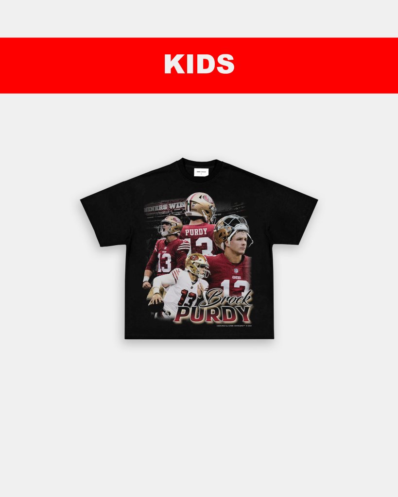 BROCK PURDY - KIDS TEE Hoodie, Sweatshirt | CoreVibeTees.com (Image 3)
