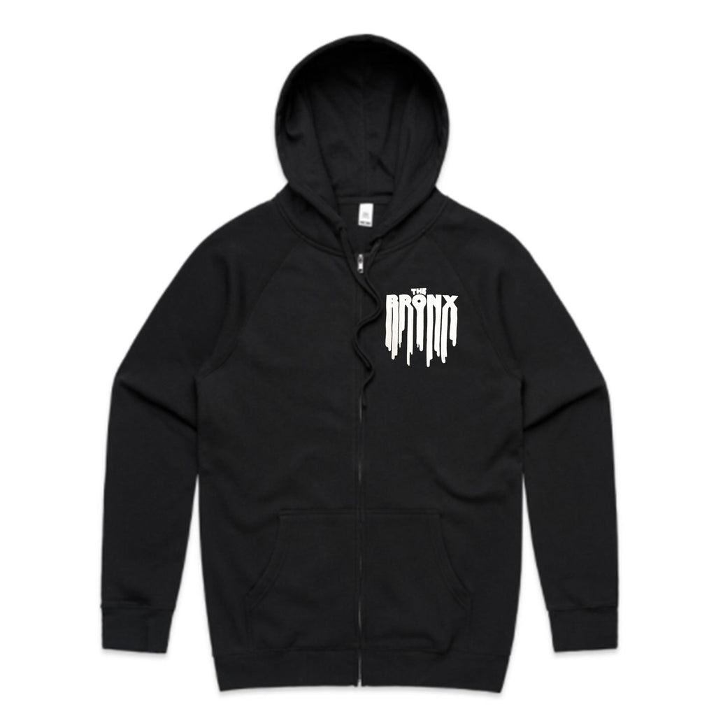 Drip Logo Zip Up Hoodie (Black) T-Shirts, Sweatshirt | CoreVibeTees.com (Image 1)
