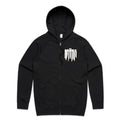 Drip Logo Zip Up Hoodie (Black) T-Shirts, Sweatshirt | CoreVibeTees.com (Image 1)