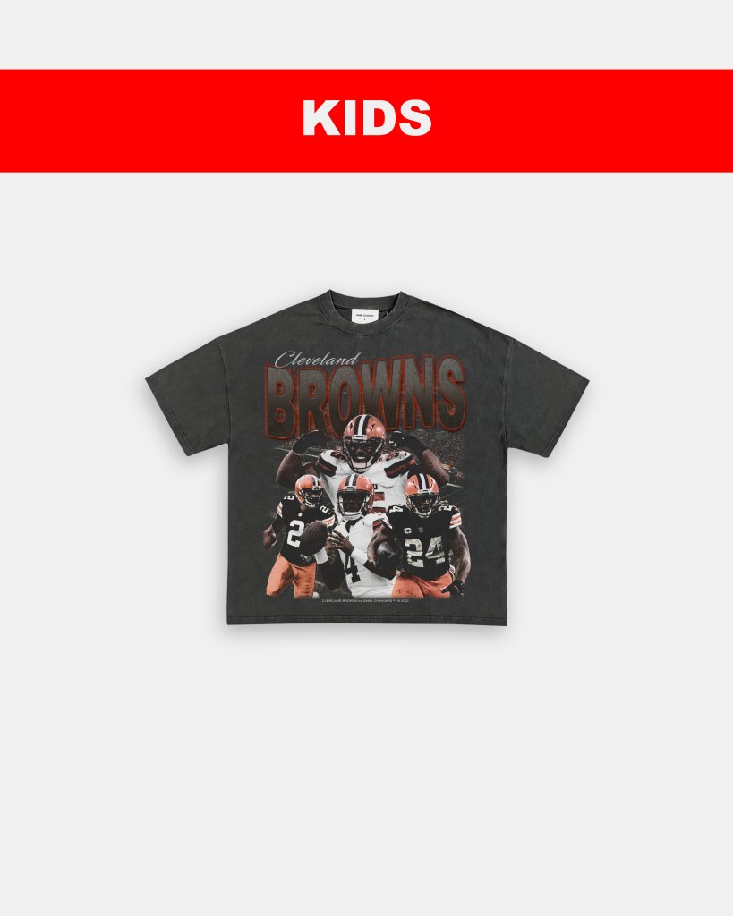 BROWNS - KIDS TEE Hoodie, Sweatshirt | CoreVibeTees.com (Image 1)